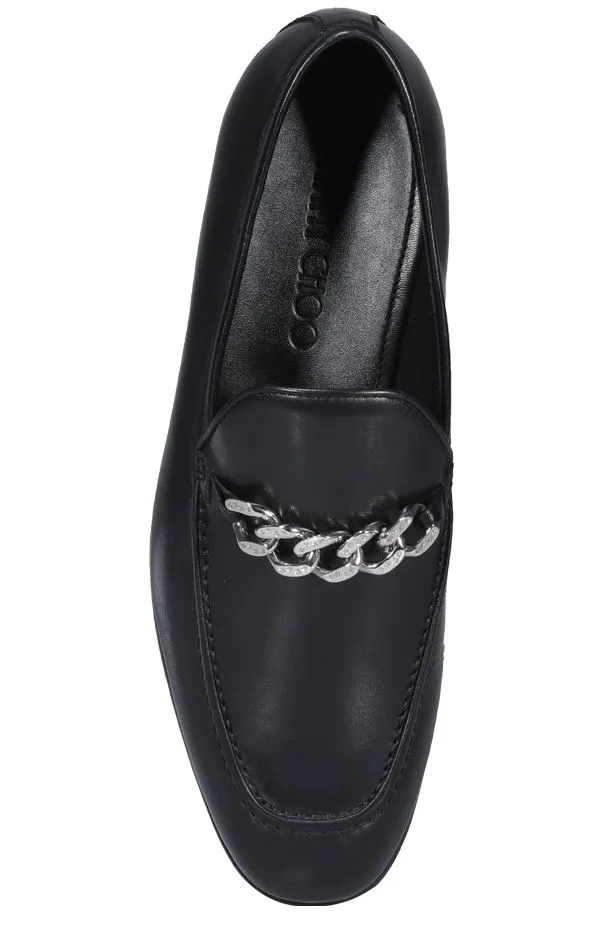Jimmy Choo Chain Embellished Loafers