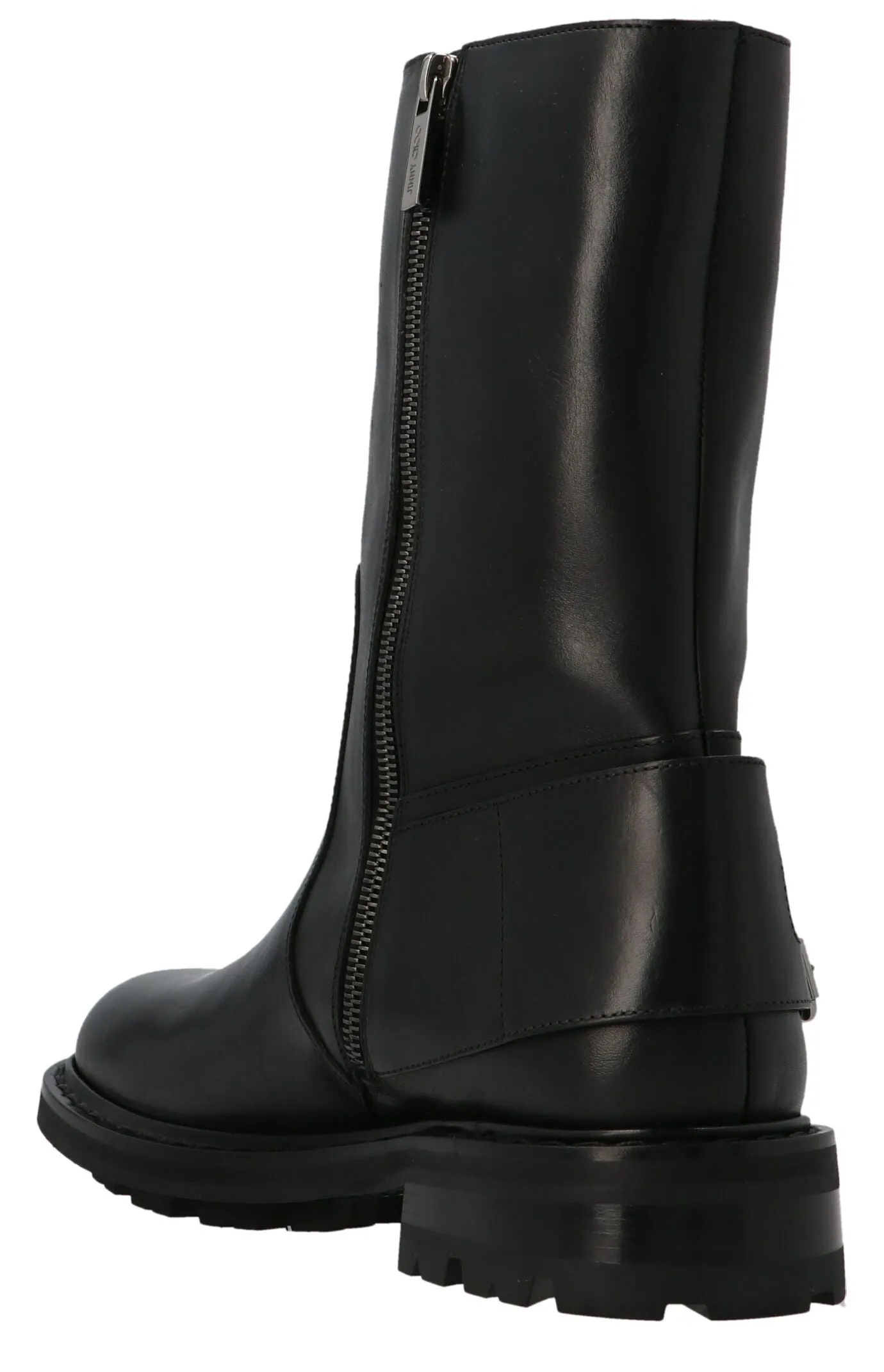 Jimmy Choo Round Toe Slip-On Boots