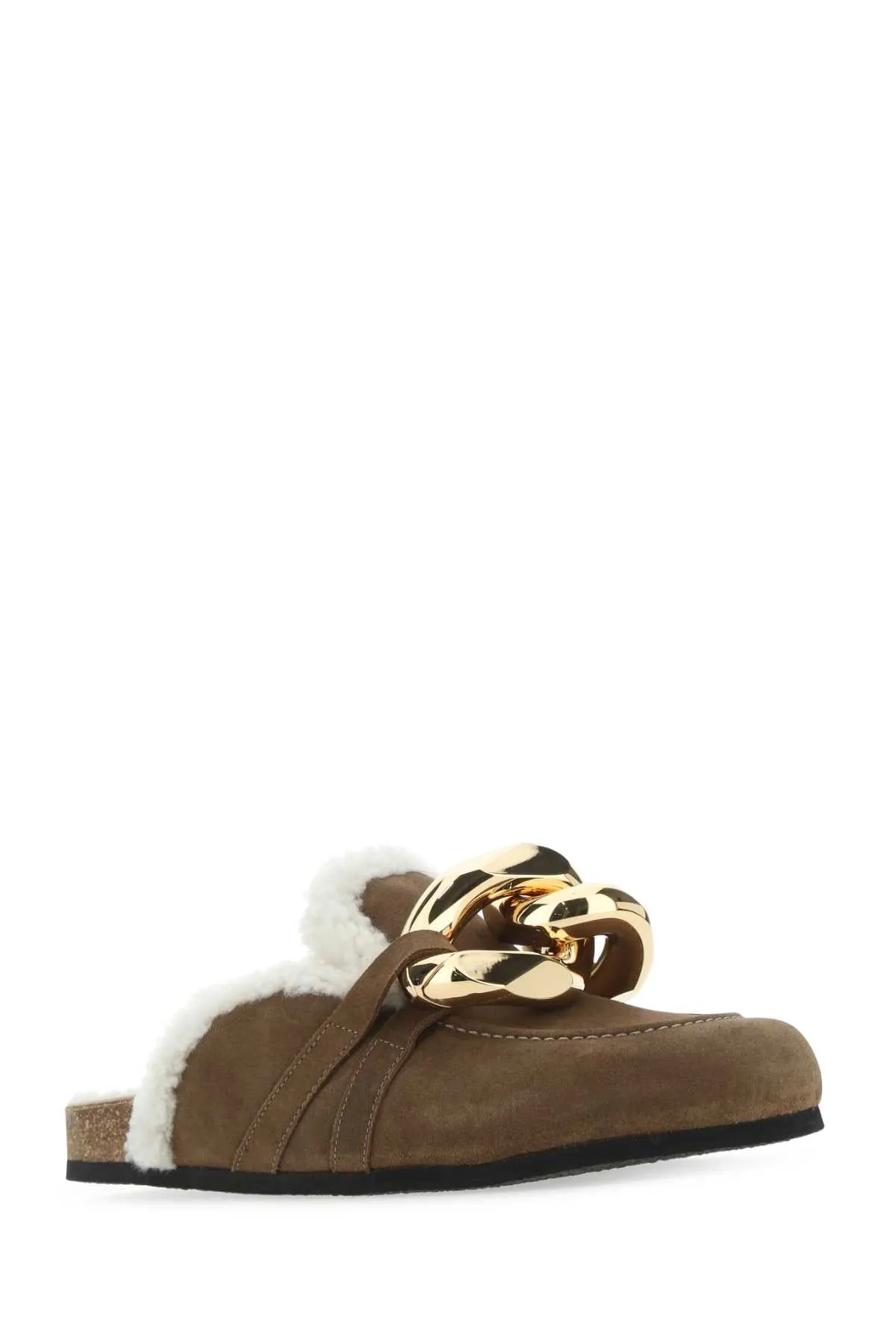 JW Anderson Chain Shearling Mules