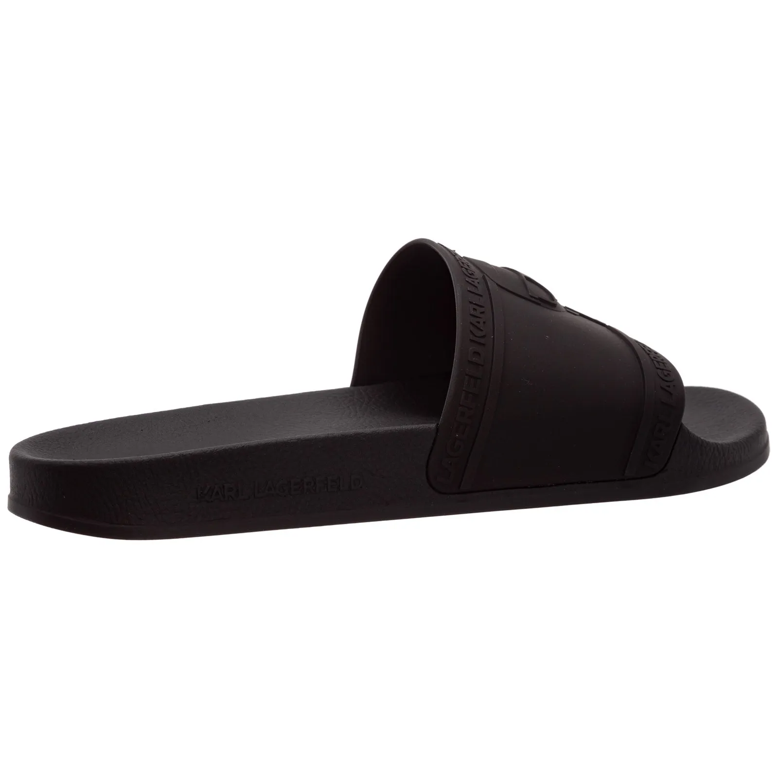 Karl Lagerfeld Embossed Slides