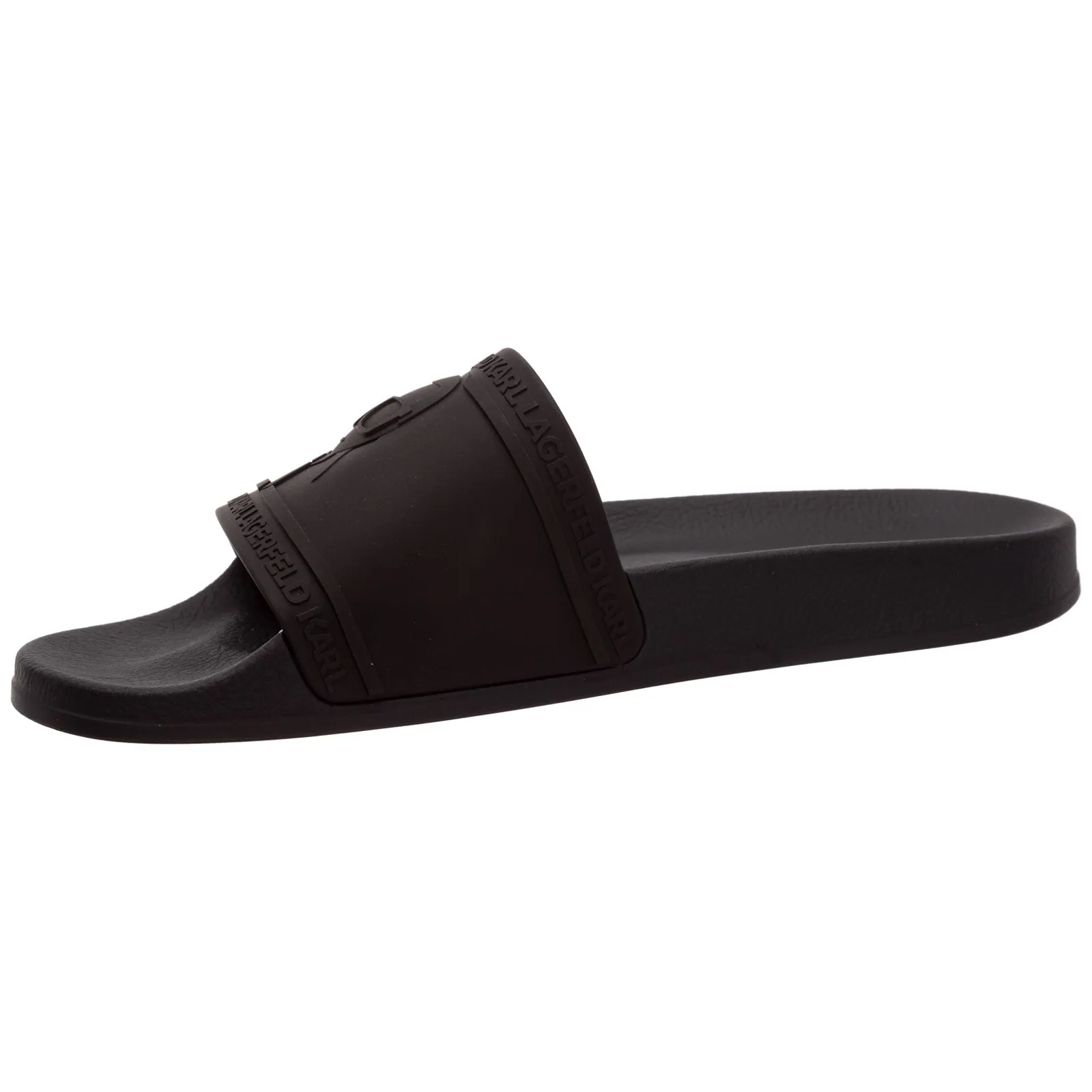 Karl Lagerfeld Embossed Slides