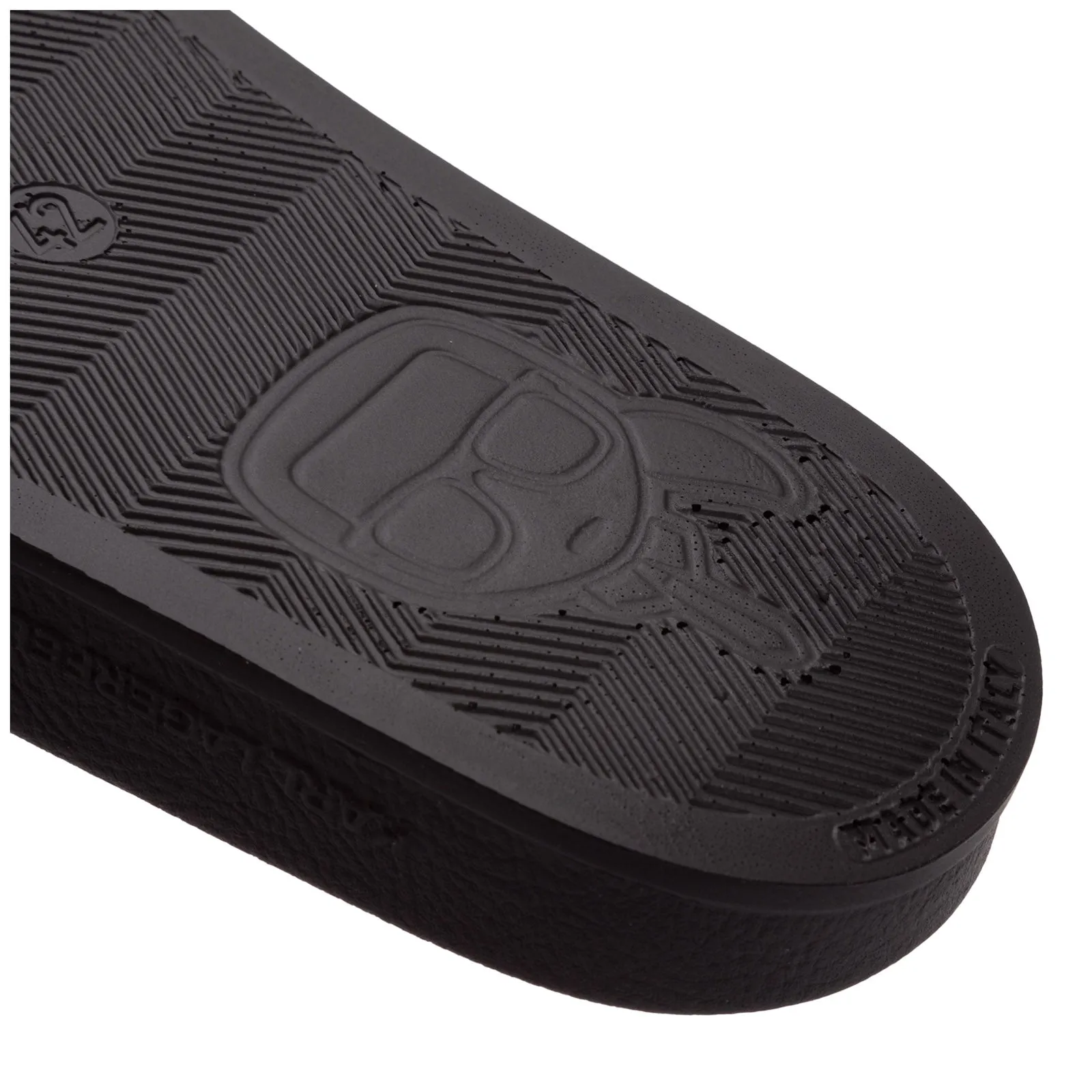Karl Lagerfeld Embossed Slides