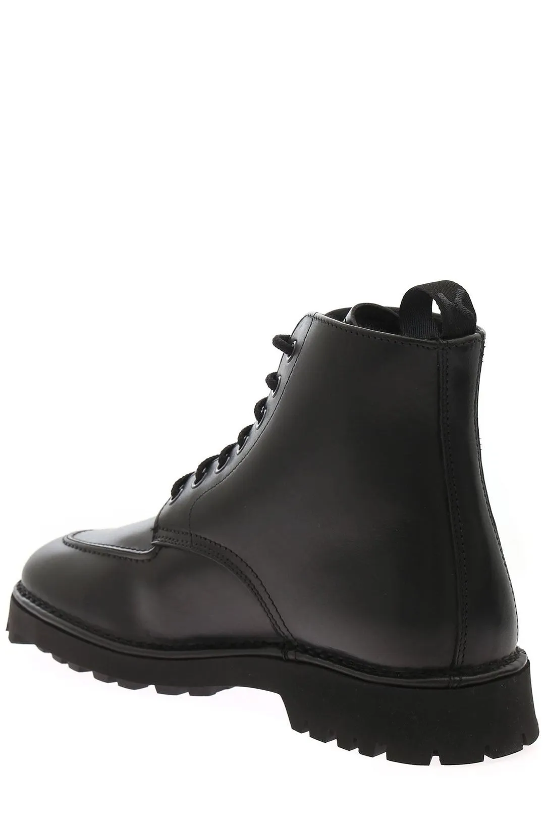 Kenzo Lace-Up Round Toe Ankle Boots