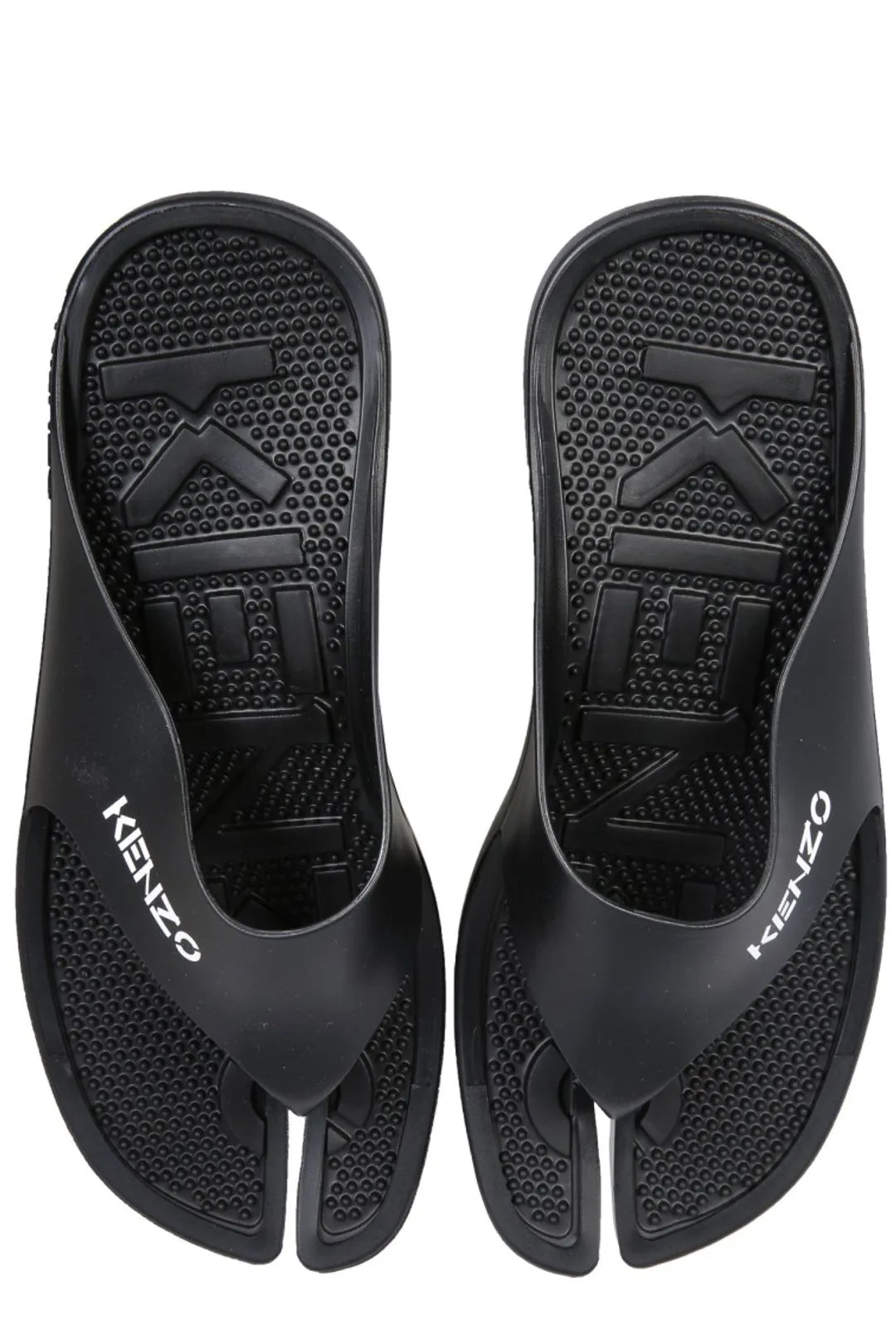 Kenzo Logo Printed Beach Slides