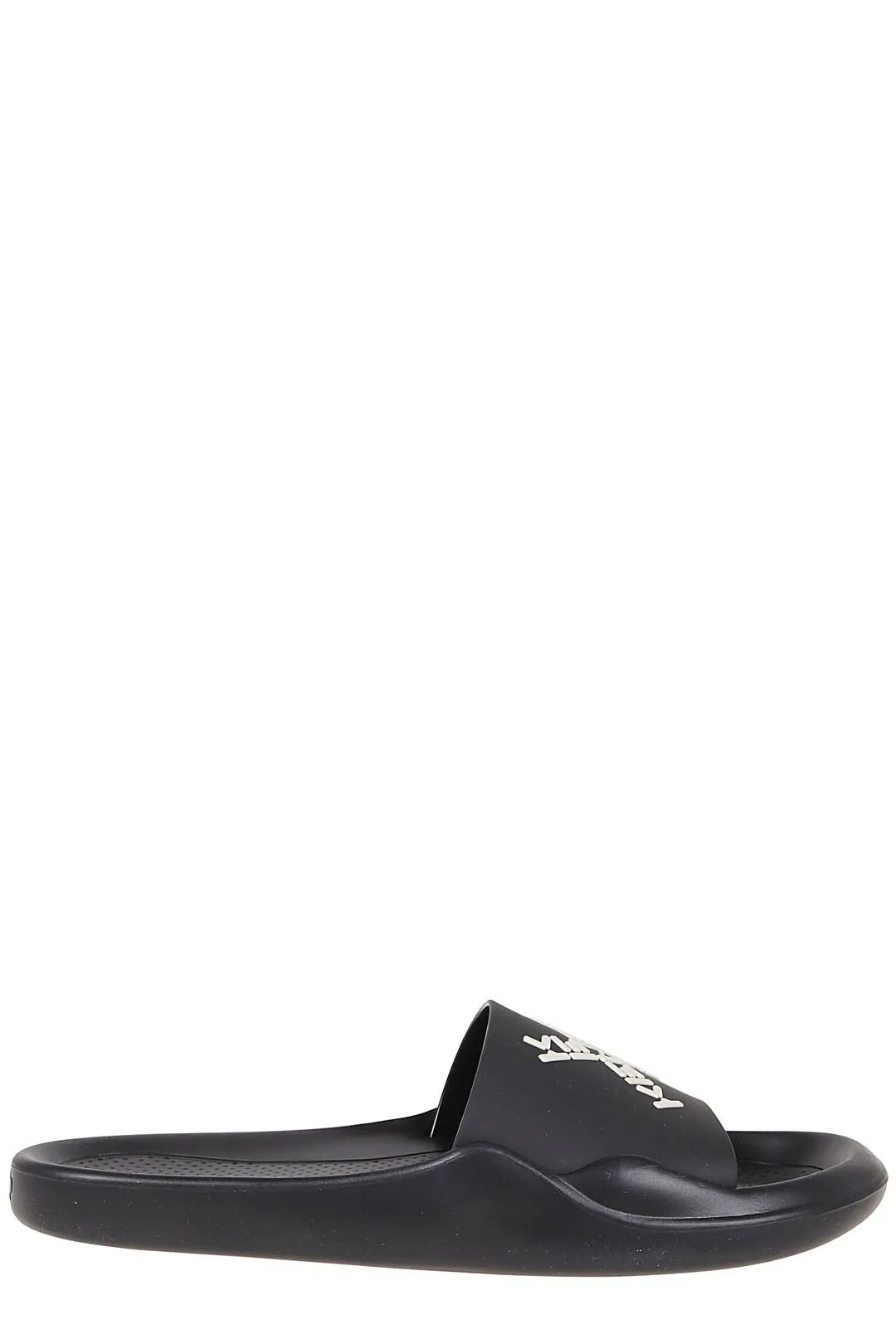Kenzo Logo Printed Open Toe Slides