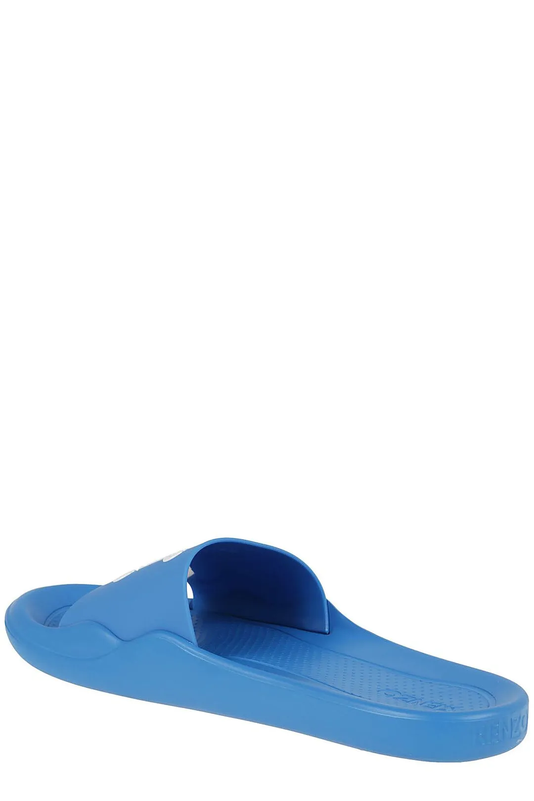Kenzo Logo Printed Open Toe Slides