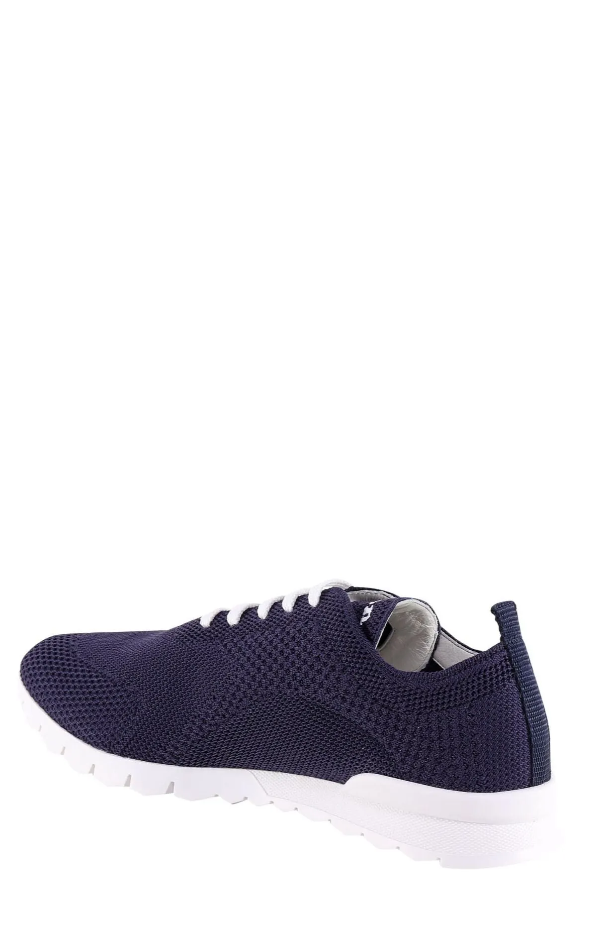 Kiton Logo Embroidered Lace-Up Sneakers