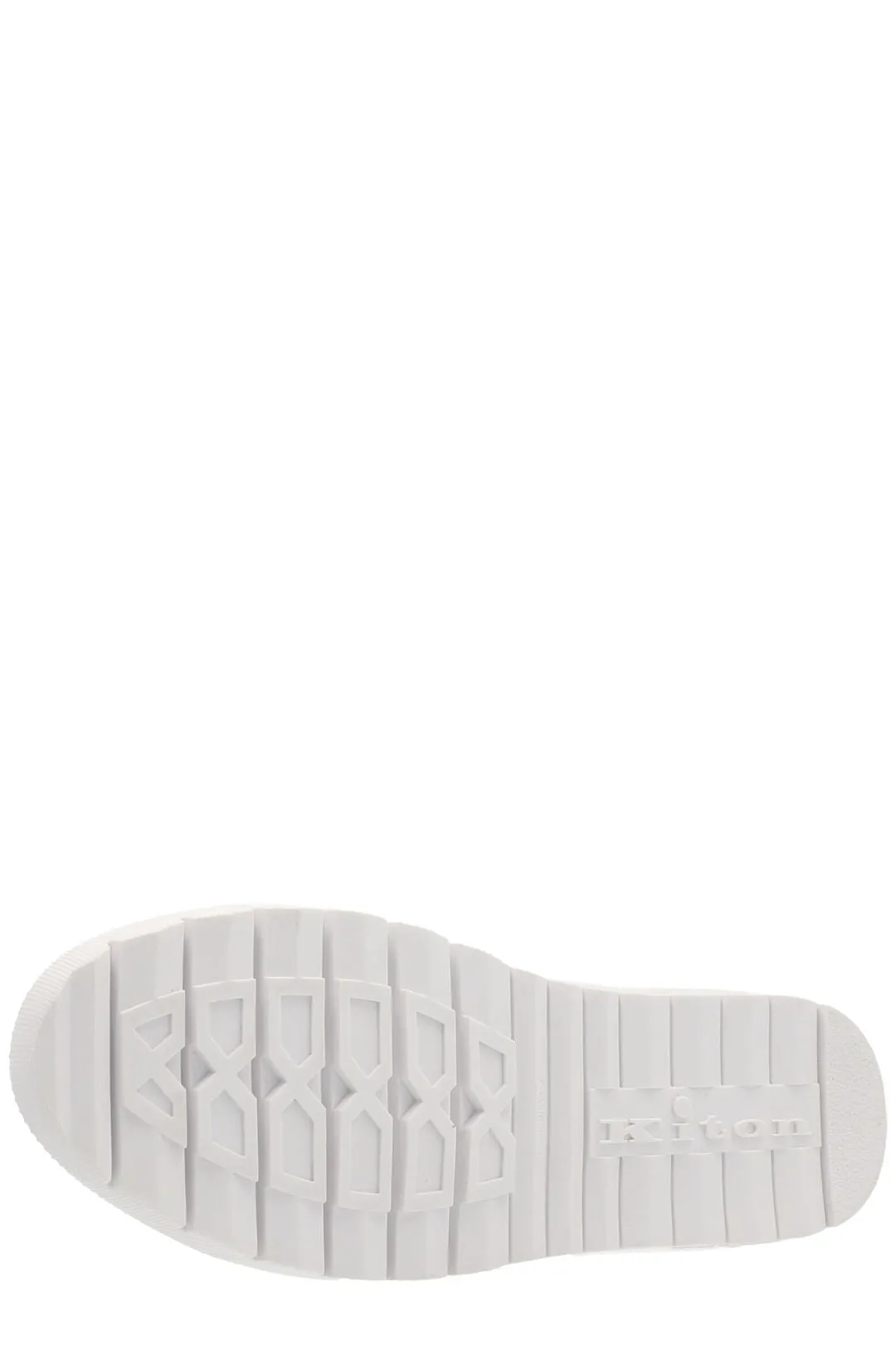 Kiton Logo Jacquard Lace-Up Sneakers