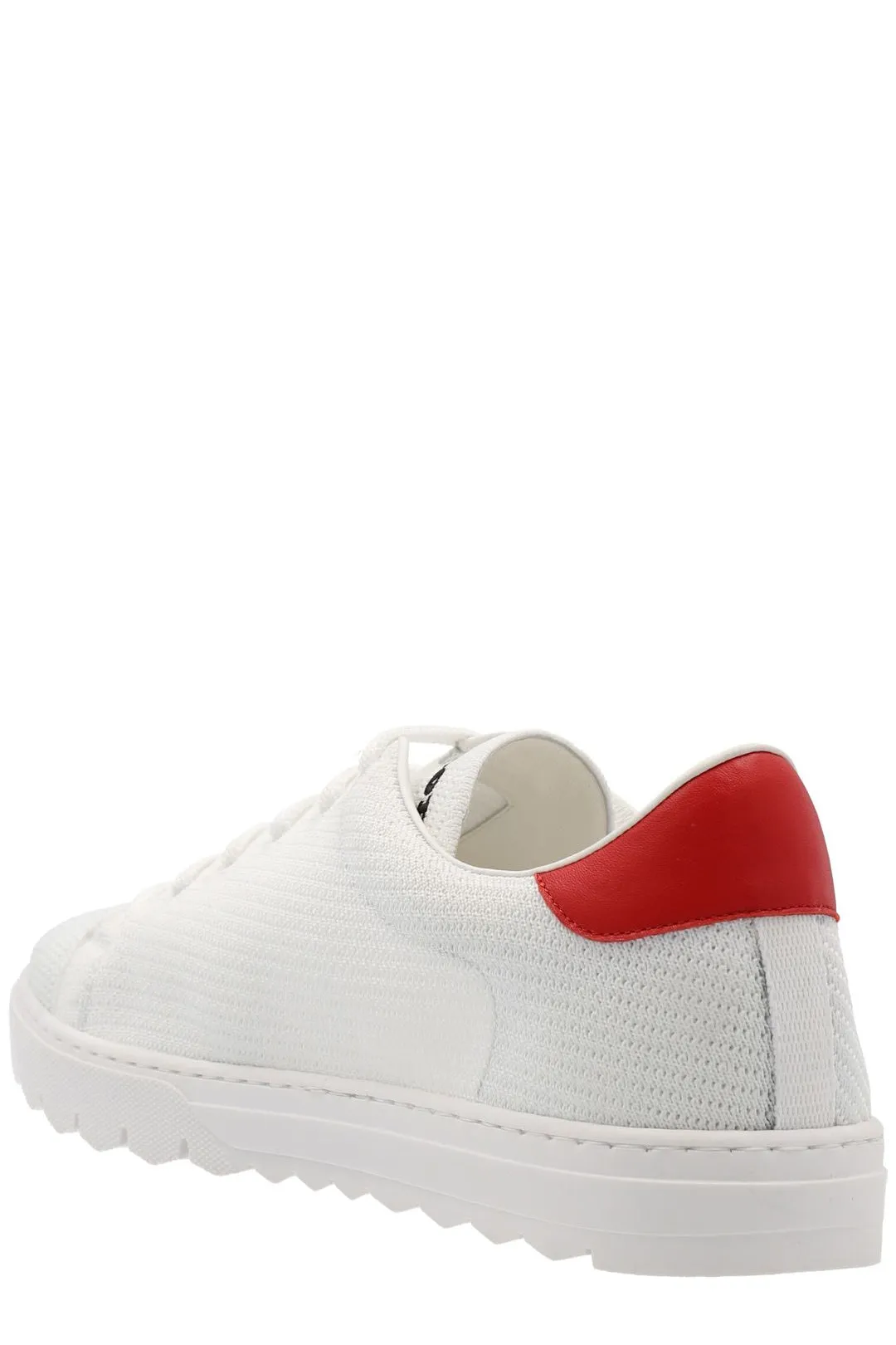 Kiton Logo Jacquard Lace-Up Sneakers