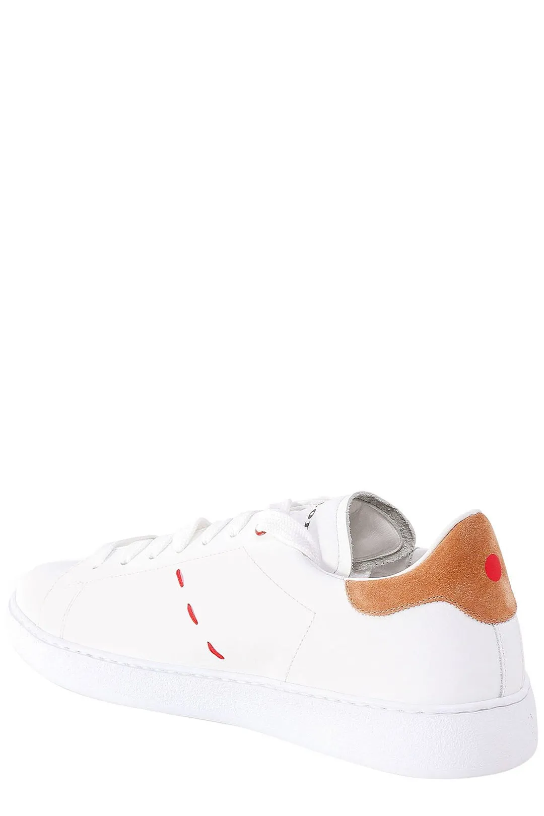 Kiton Logo Printed Lace-Up Sneakers