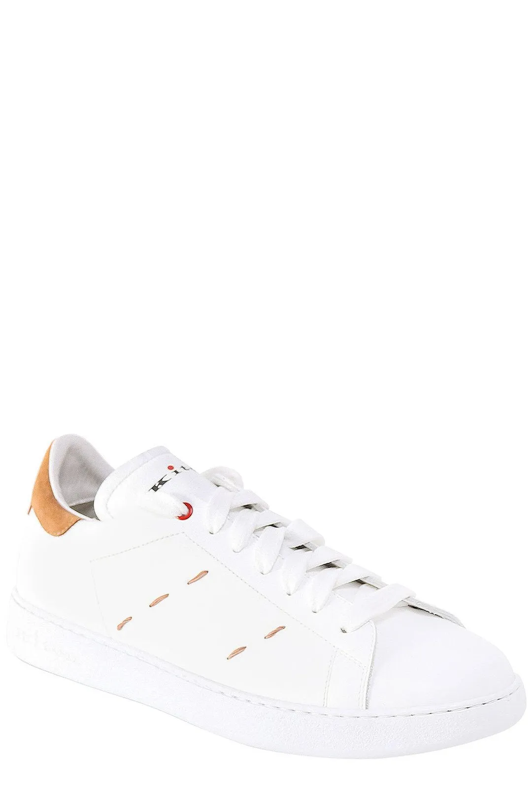 Kiton Logo Printed Lace-Up Sneakers