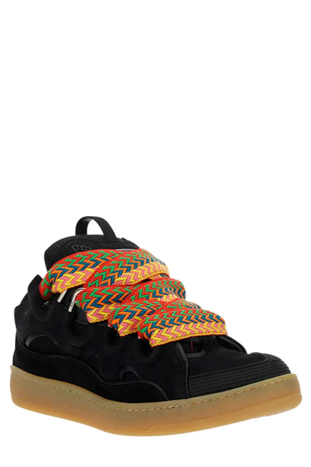 Lanvin Curb Lace-Up Sneakers
