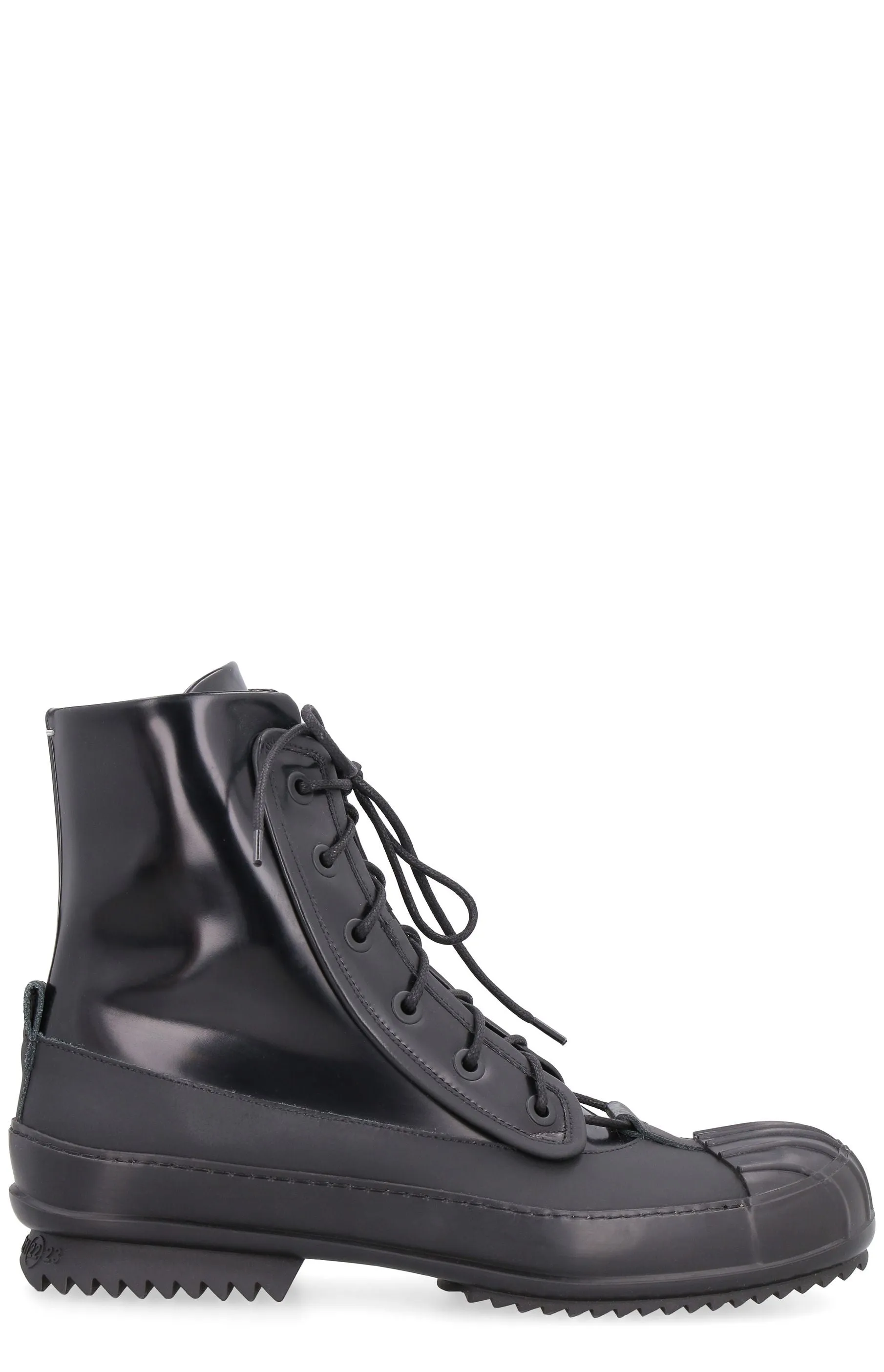 Maison Margiela Almond Toe Lace-Up Boots