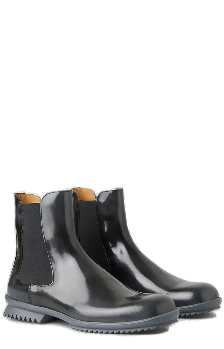 Maison Margiela Brushed Slip-On Chelsea Boots