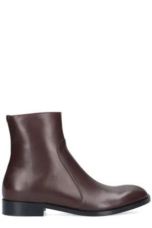 Maison Margiela Round Toe Ankle Boots