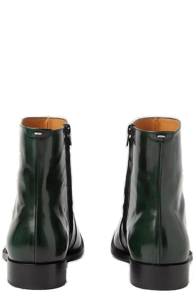Maison Margiela Round-Toe Ankle Boots
