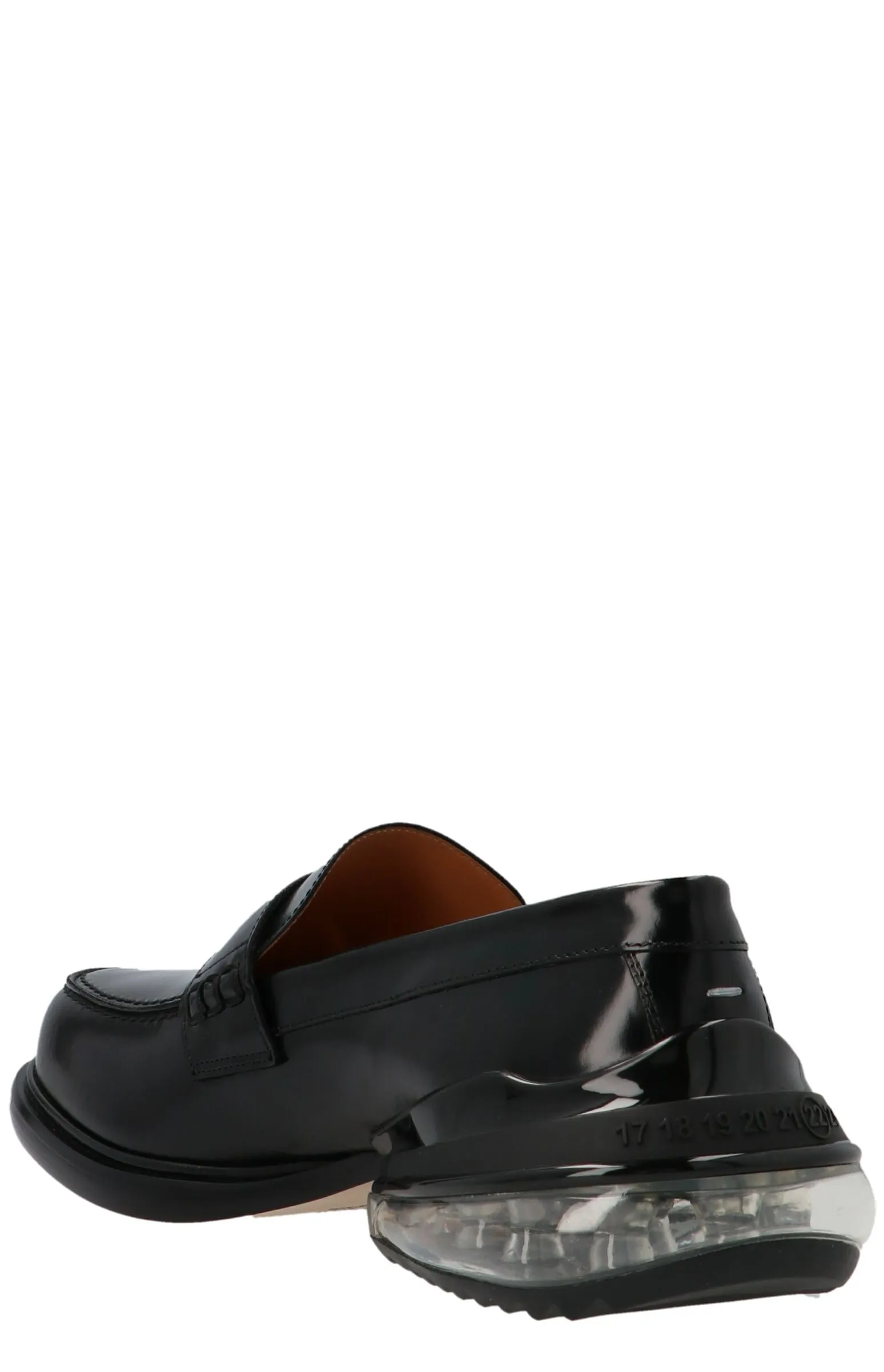Maison Margiela Sheer-Sole Number Embossed Loafers