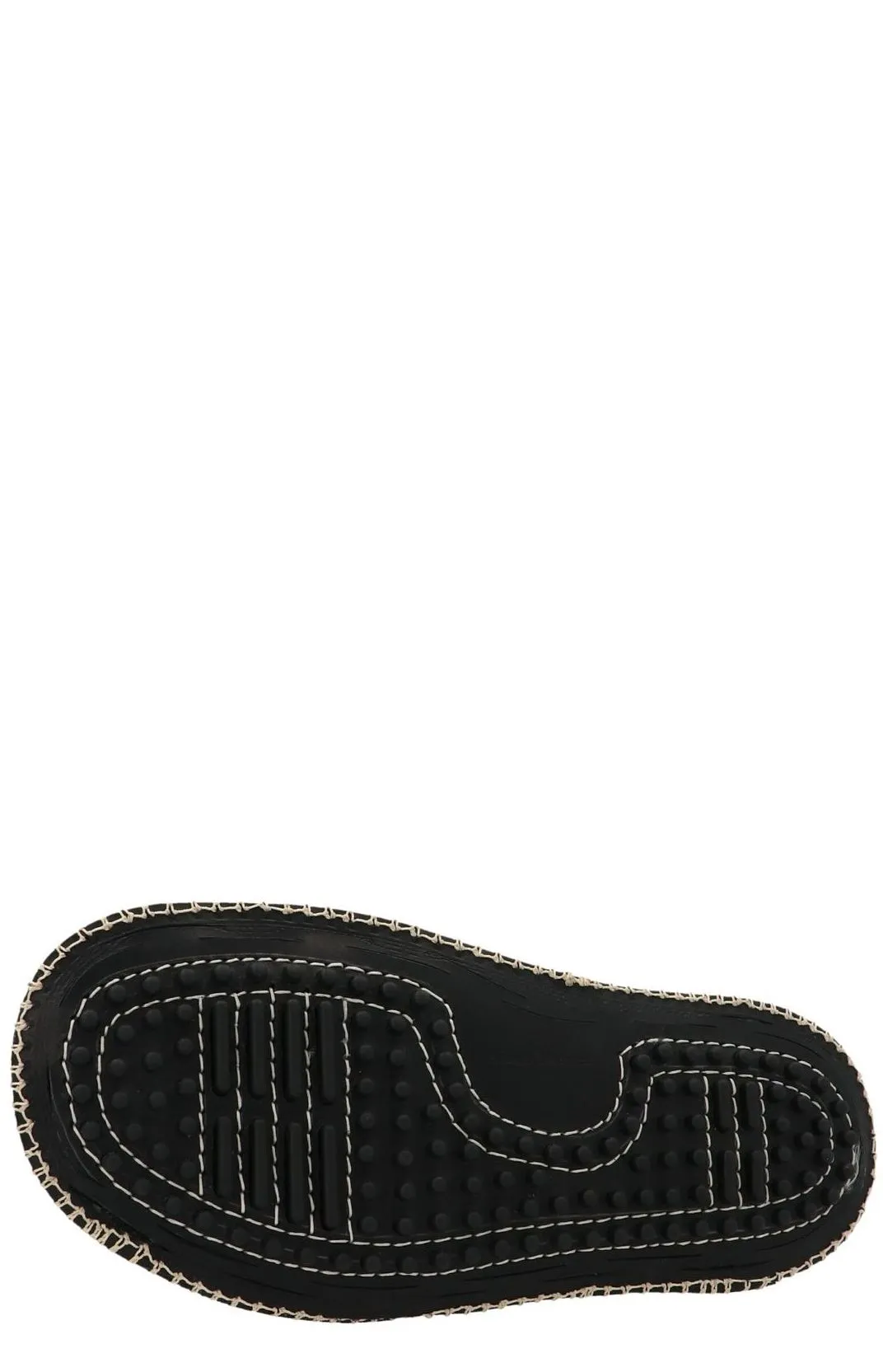 Maison Margiela Whipstitch-Detailed Round Toe Slippers