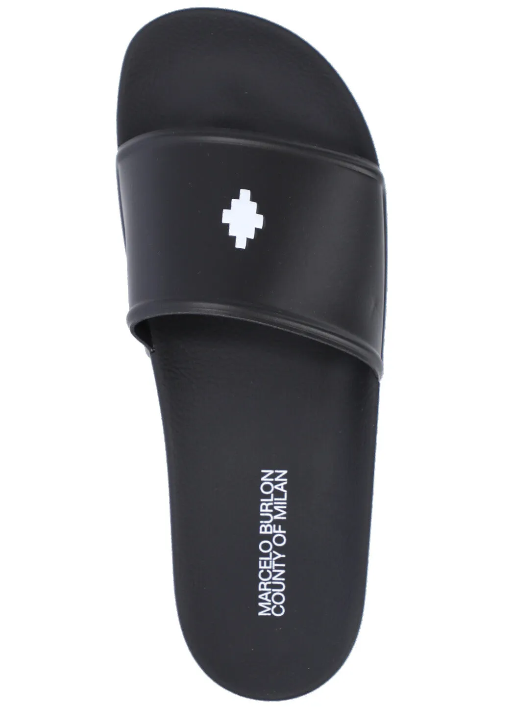 Marcelo Burlon County Of Milan Cross Patch Slides