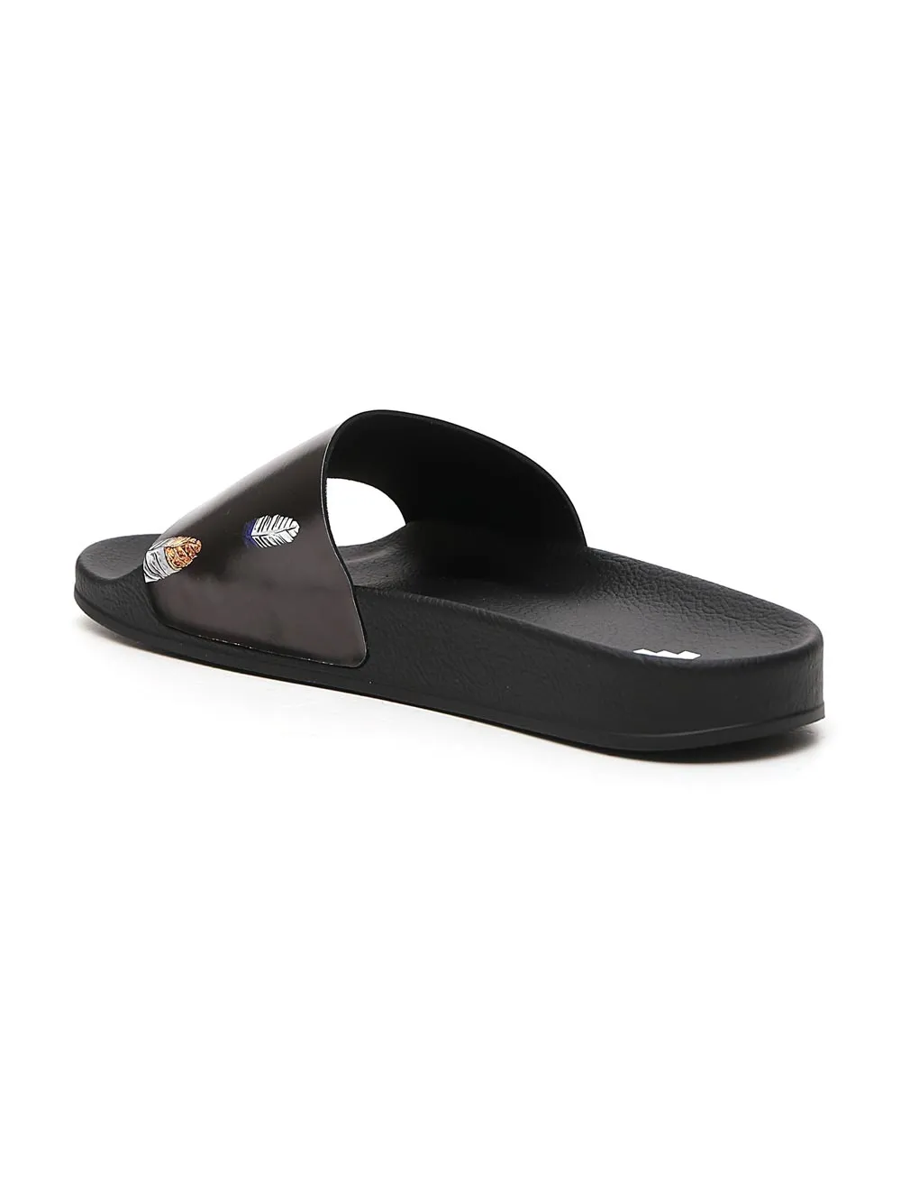 Marcelo Burlon County Of Milan Feathers Printed Slides