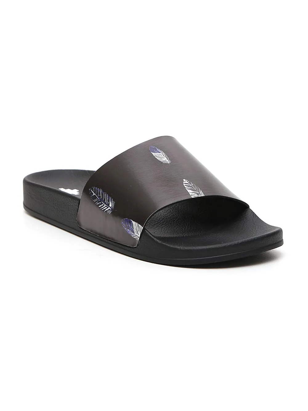 Marcelo Burlon County Of Milan Feathers Printed Slides