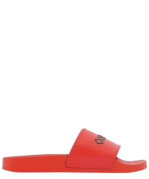 Marcelo Burlon County Of Milan Logo Printed Slides