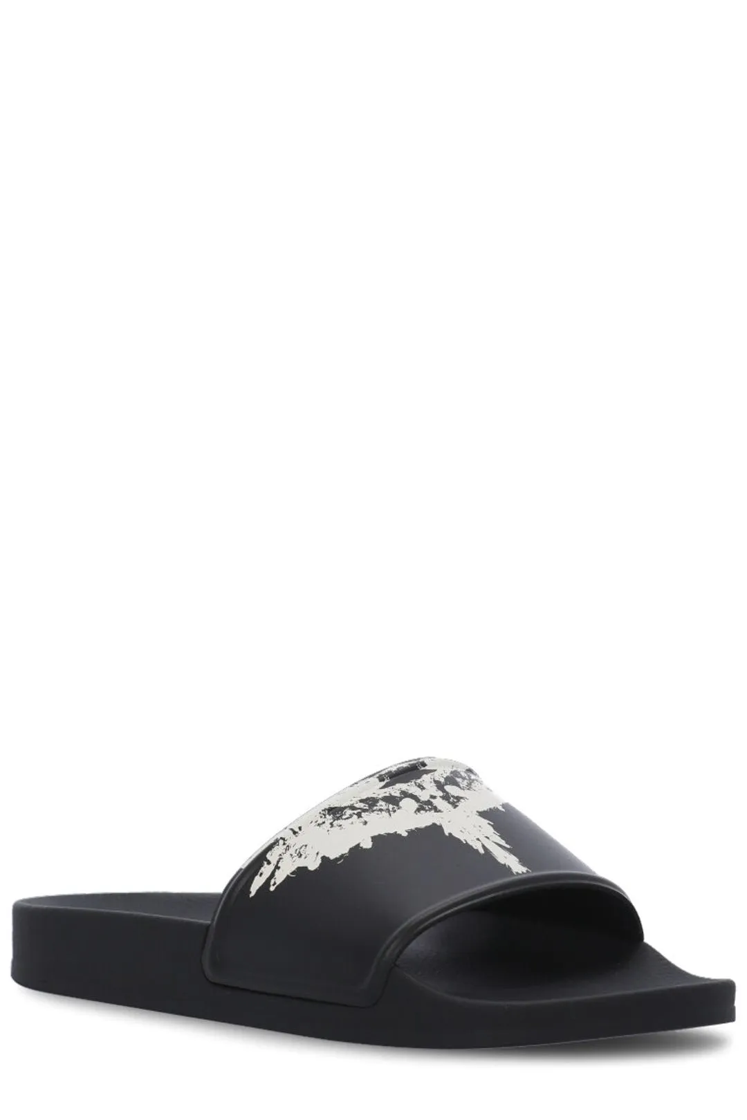 Marcelo Burlon County Of Milan Wings Print Open Toe Slides