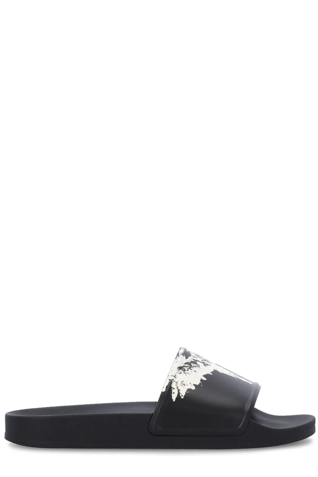 Marcelo Burlon County Of Milan Wings Print Open Toe Slides
