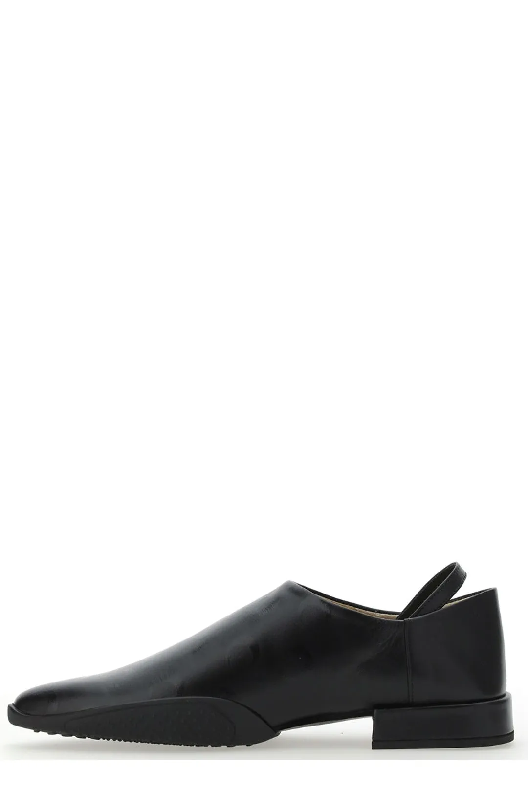 Marine Serre Crescent Moon-Printed Pointed Toe Loafers