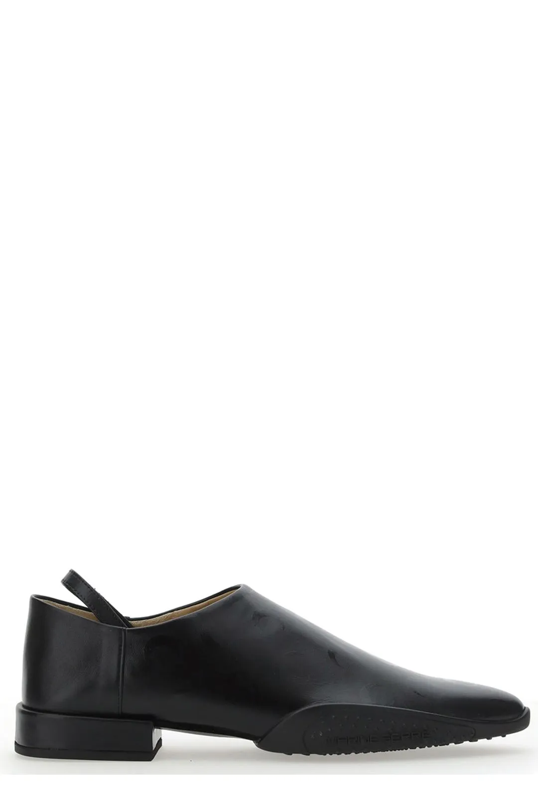 Marine Serre Crescent Moon-Printed Pointed Toe Loafers