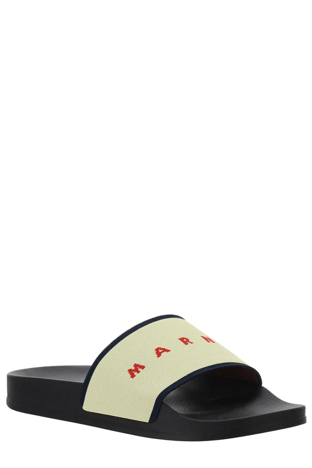 Marni Logo Embroidered Slides