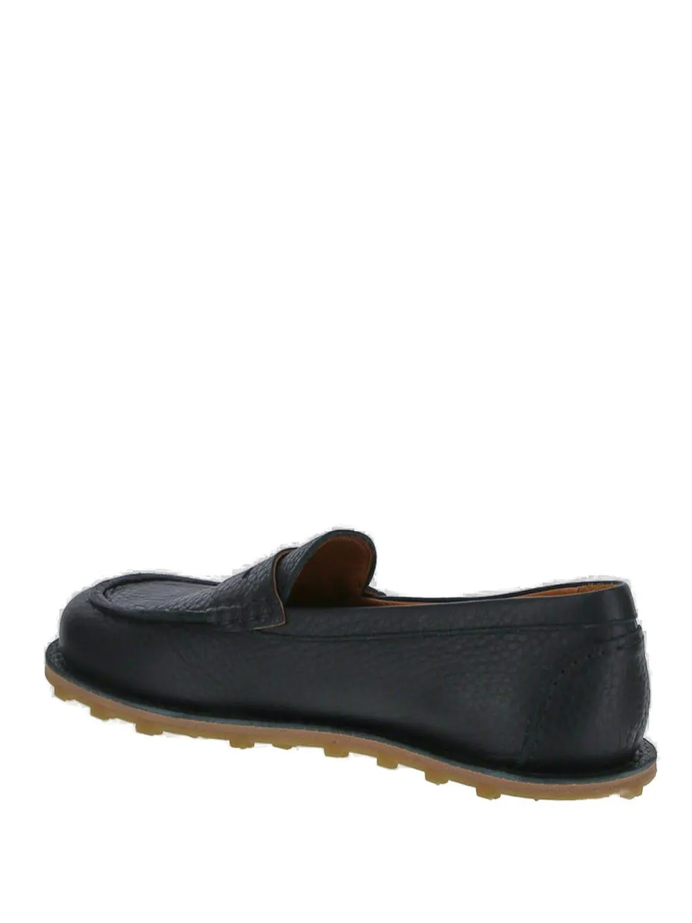 Marni Round Toe Slip-On Loafers