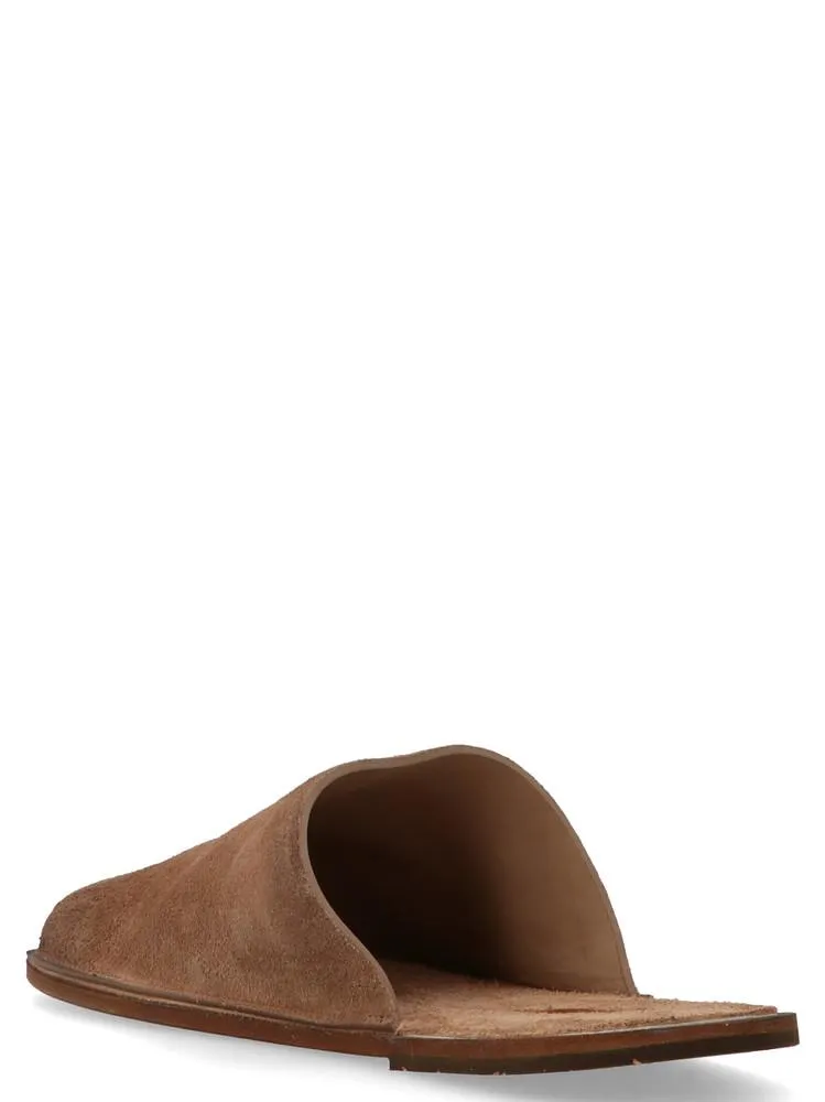 Marsll Distressed Flat Sole Slides