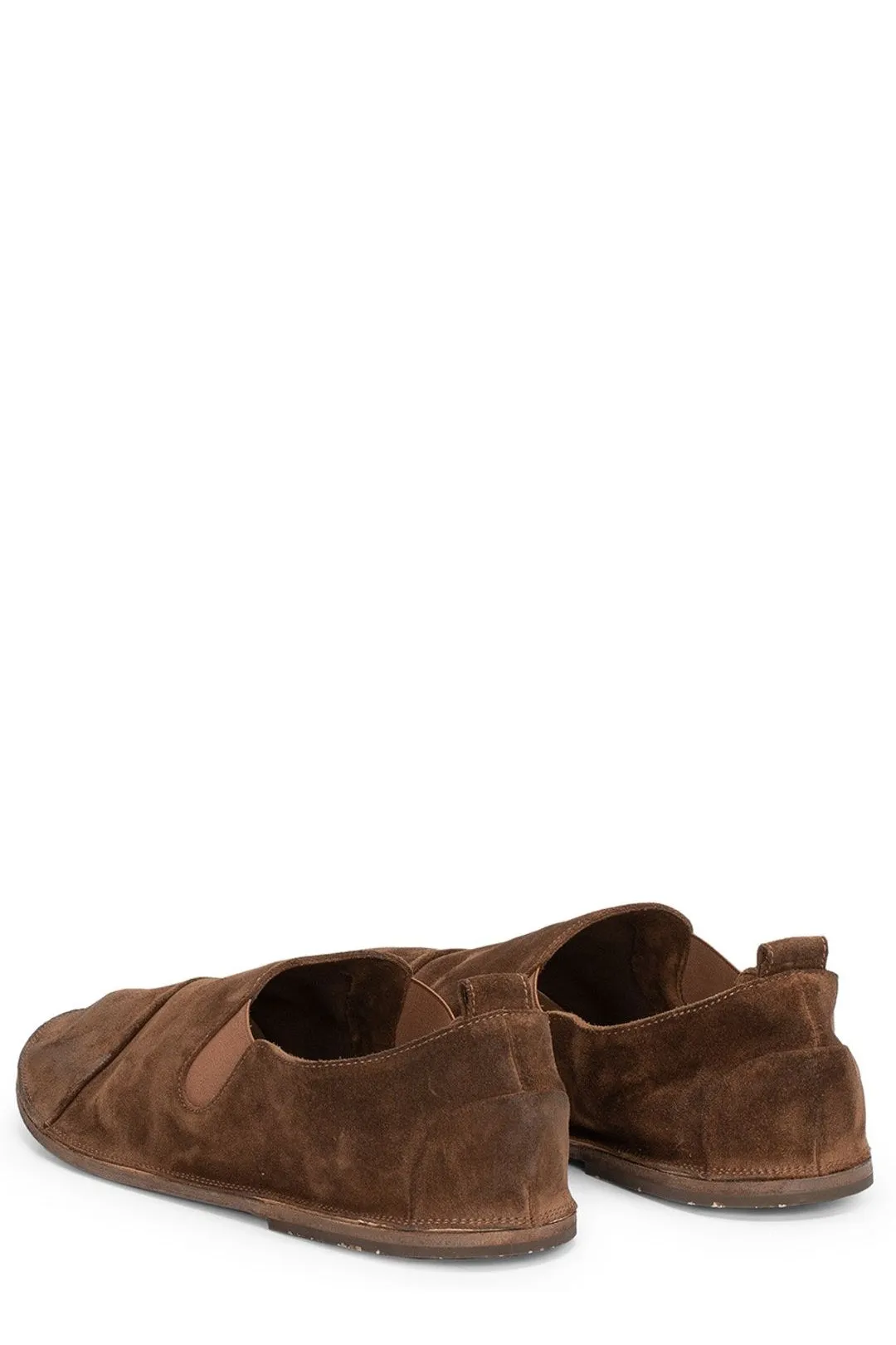 Marsll Round Toe Slip On Loafers