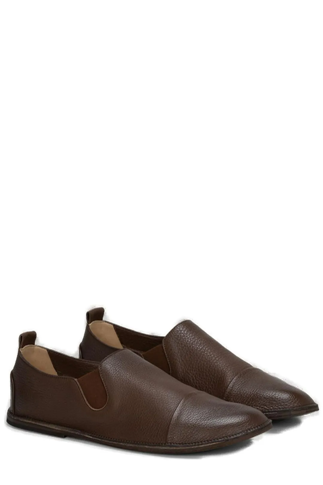 Marsll Round Toe Slip-On Loafers