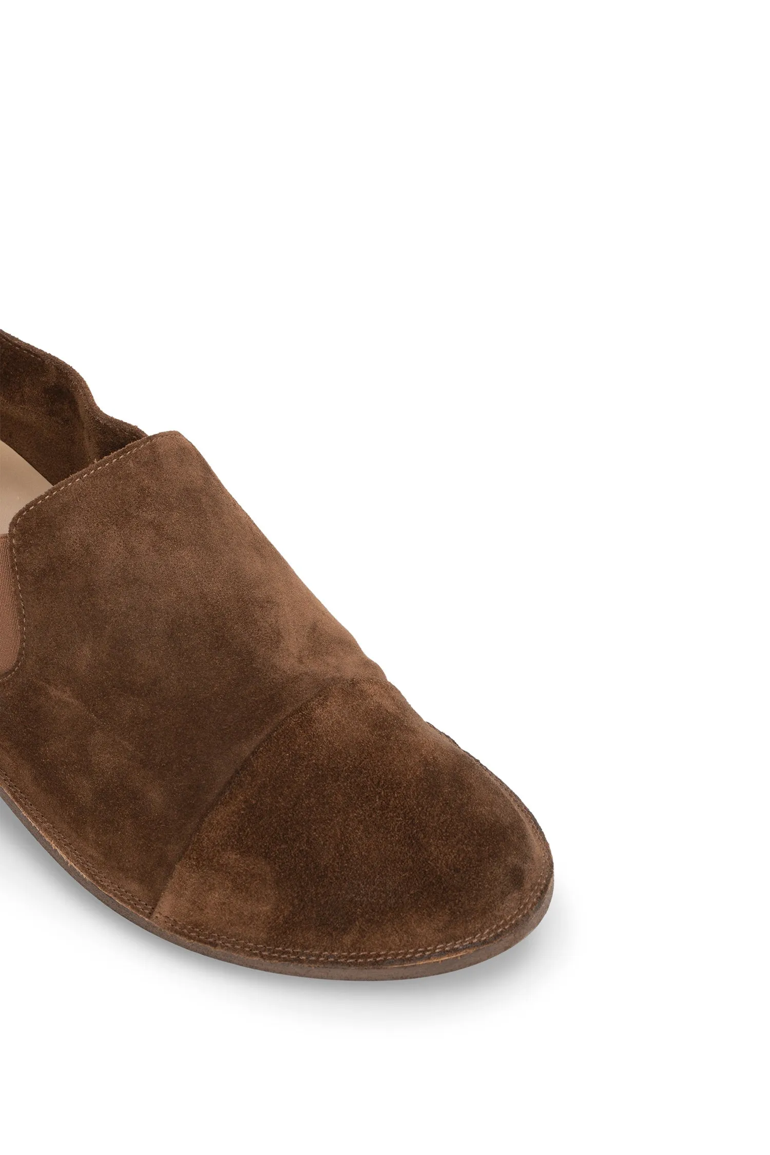 Marsll Round Toe Slip On Loafers