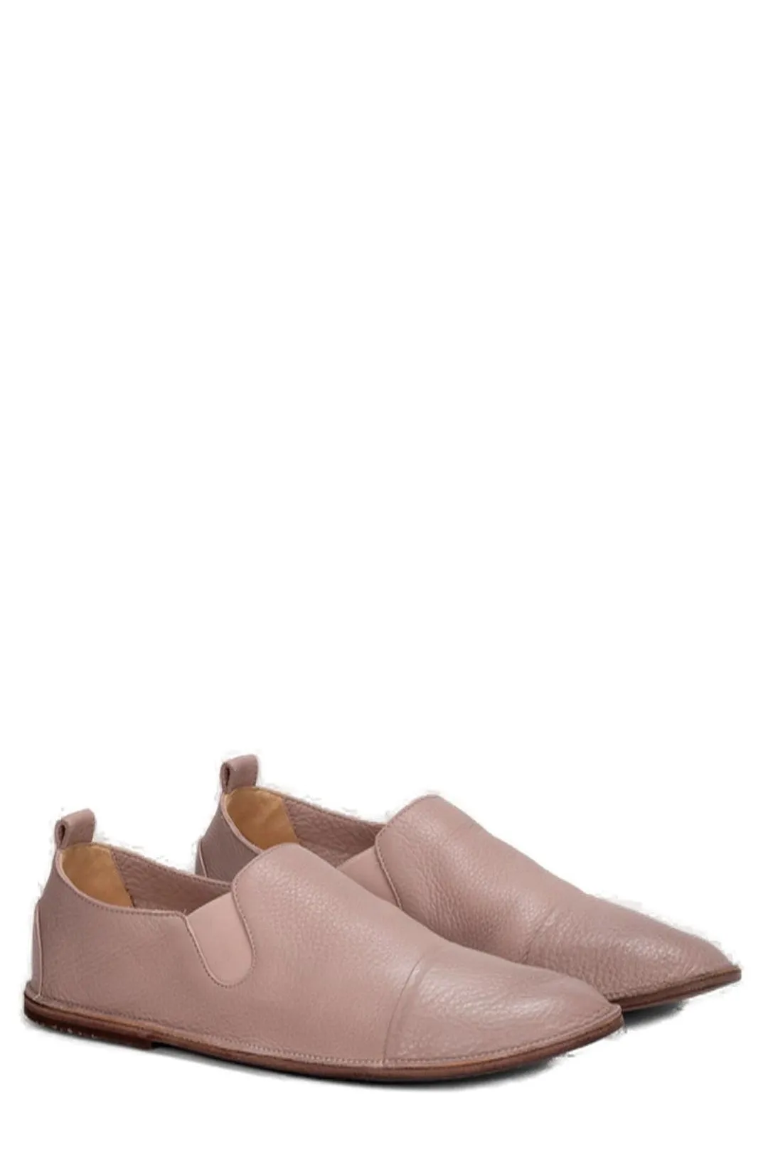 Marsll Round Toe Slip On Loafers