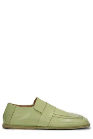 Marsll Spatola Square Toe Slip-On Loafers