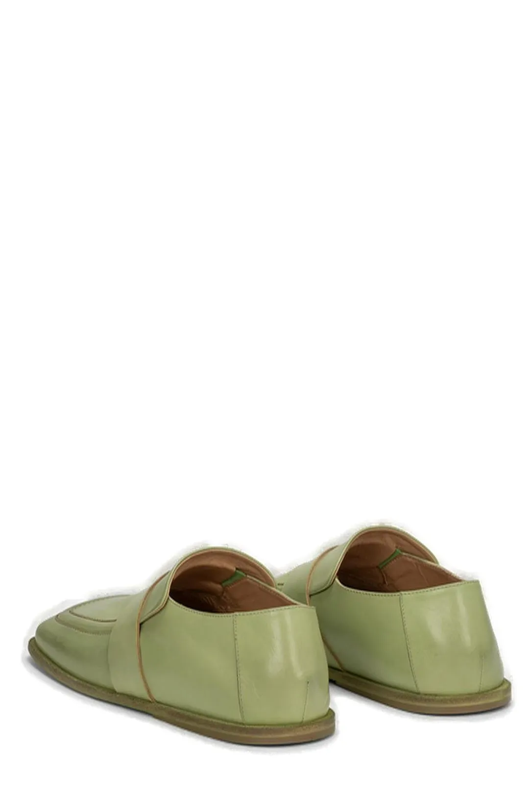 Marsll Spatola Square Toe Slip-On Loafers