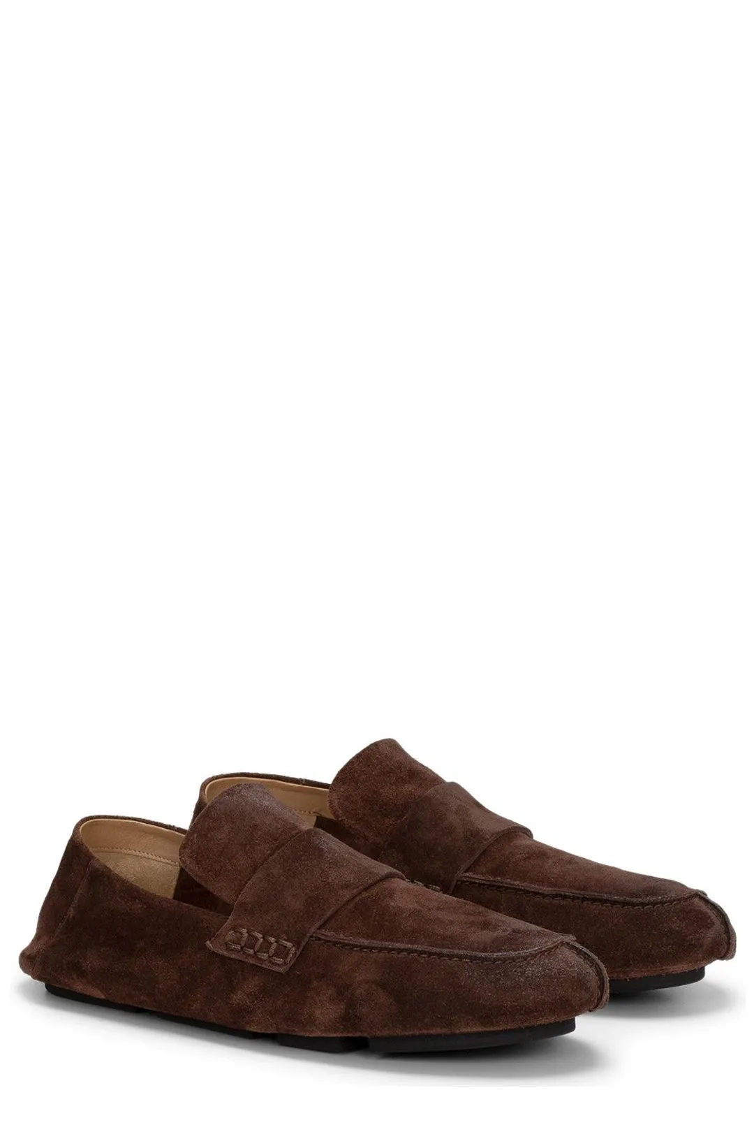 Marsll Toddone Stitched Slip-On Loafers