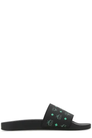 MCM Monogram Printed Slides