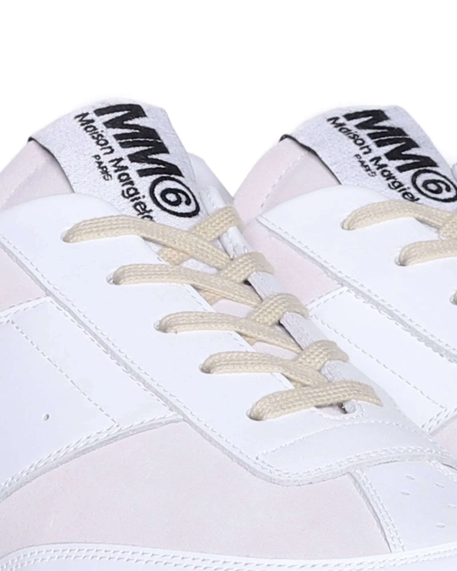 MM6 Maison Margiela Panelled Lace-Up Sneakers
