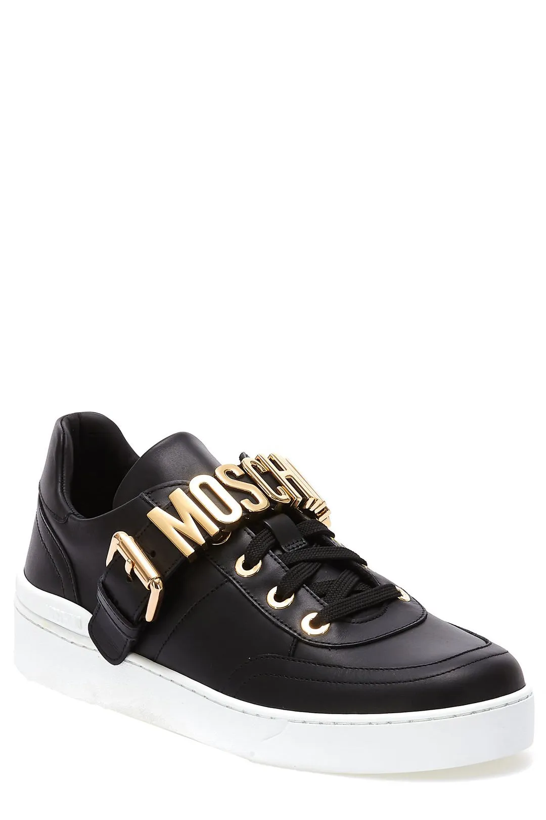 Moschino Lettering Logo Lace-Up Sneakers