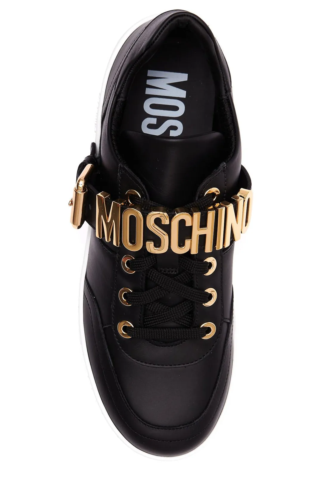 Moschino Lettering Logo Lace-Up Sneakers