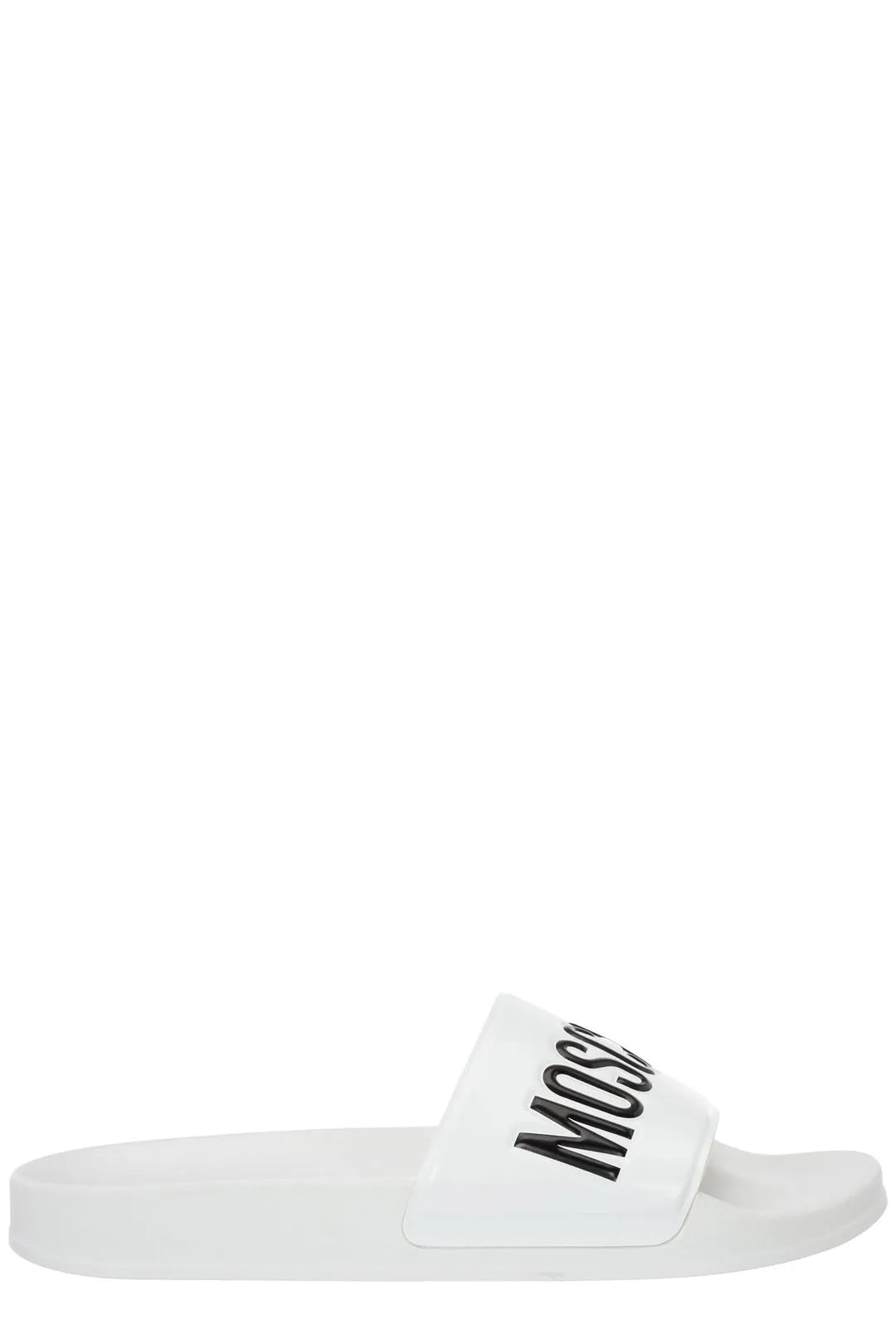 Moschino Logo Debossed Slip-On Pool Slides