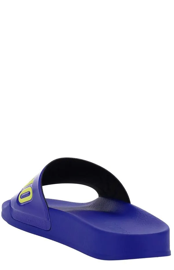 Moschino Logo Debossed Slip-On Pool Slides