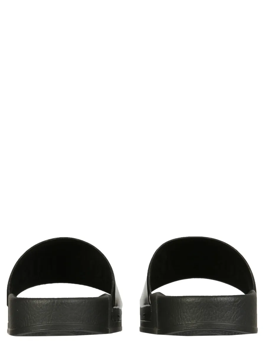 Moschino Logo Pool Slides