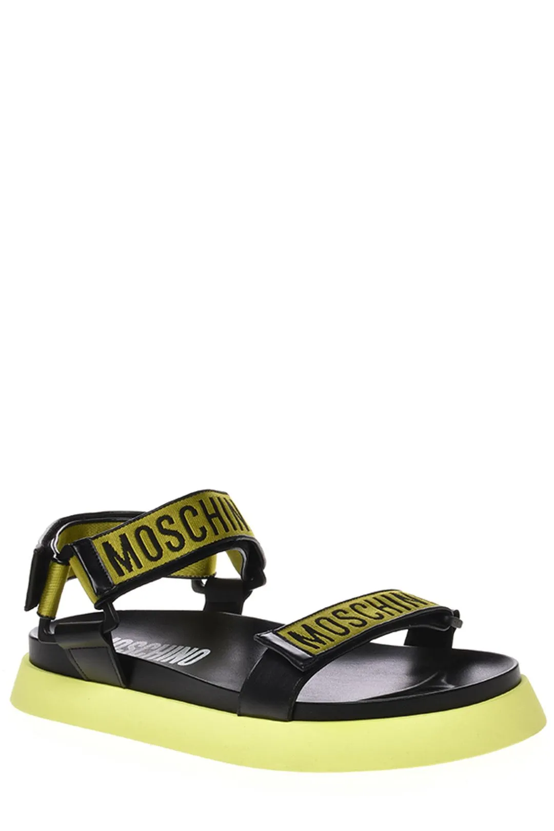 Moschino Logo Tape Sandals