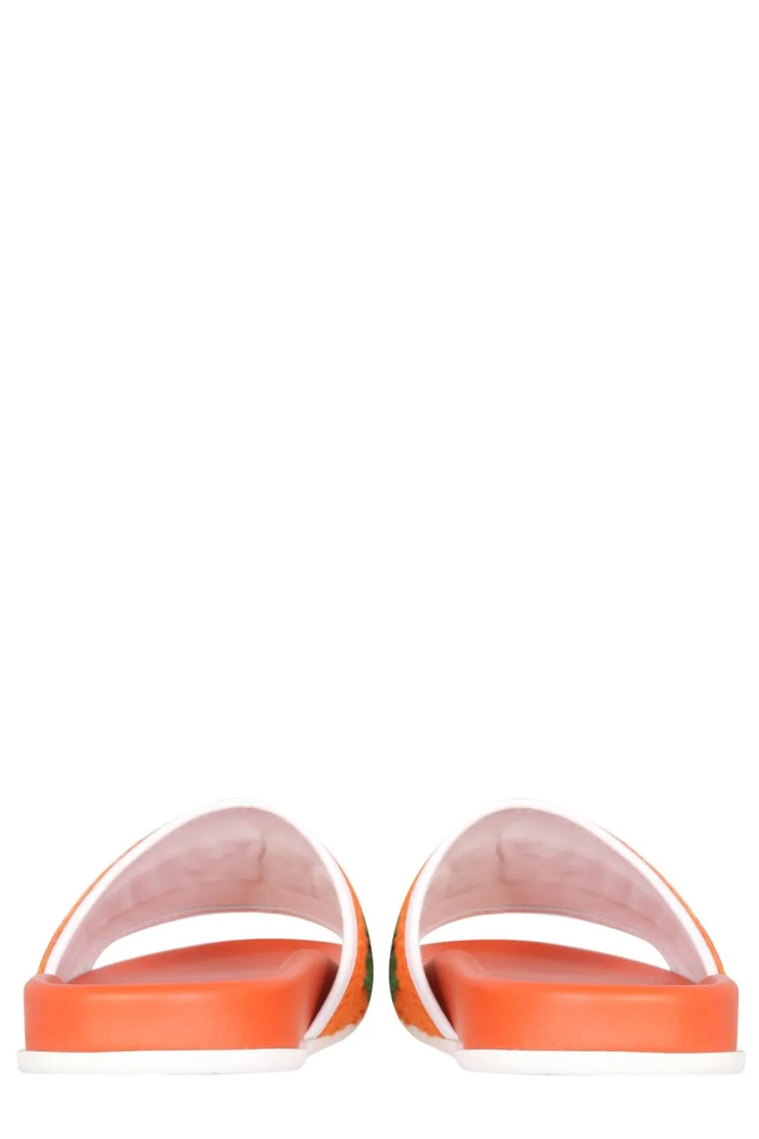 Moschino Textured Logo Detailed Slides
