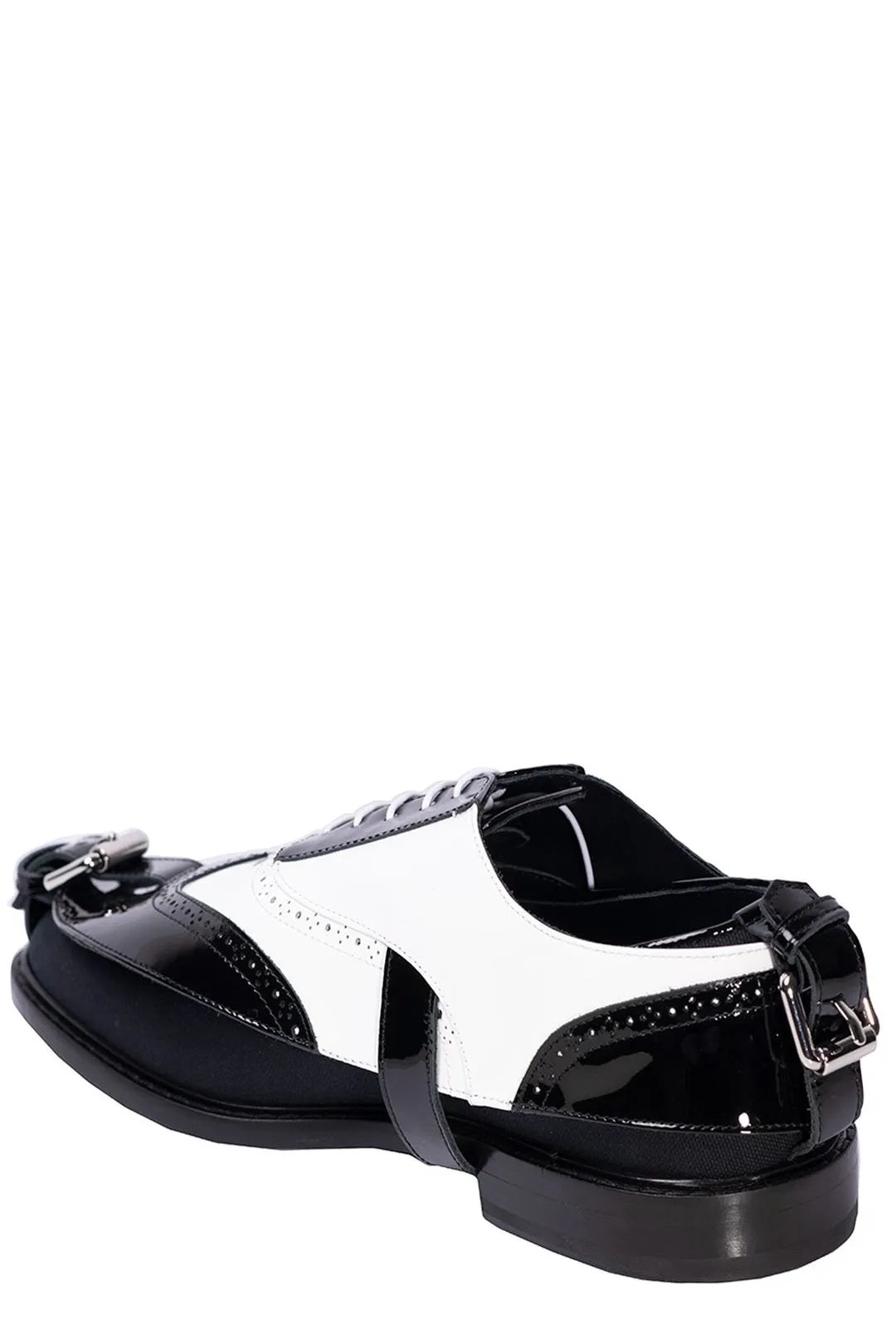 Moschino Two-Toned High Shine Brogues